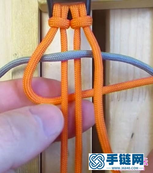 傘繩手環(huán)編織收尾教程