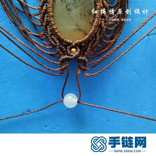 蠟線海洋玉髓項鏈吊墜的詳細制作圖解