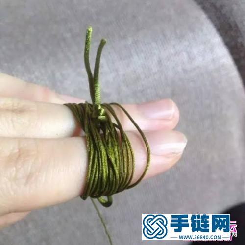 繩編古樸流蘇掛件的制作方法