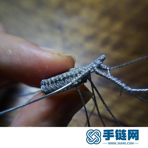 中國結(jié)蠟線包石精靈戒指的詳細制作圖解