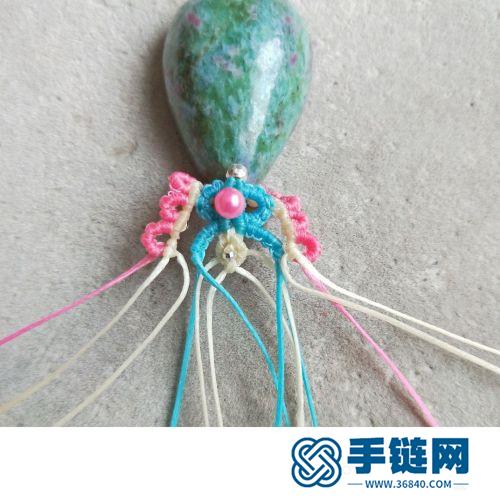 中國結(jié)扁蠟綠松石項(xiàng)鏈吊墜的詳細(xì)制作圖解