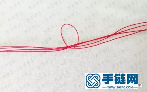 中國結緊箍咒紅繩戒指的編制教程