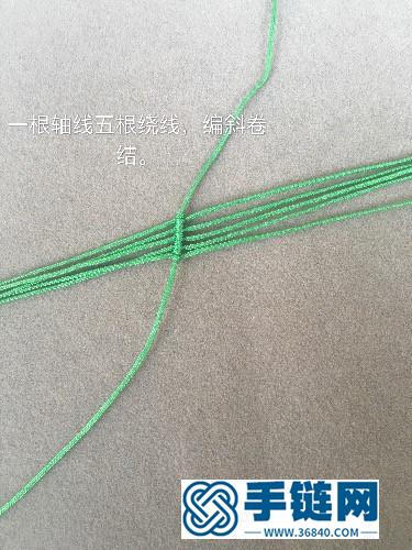繩編立體小草莓掛件的詳細編制教程