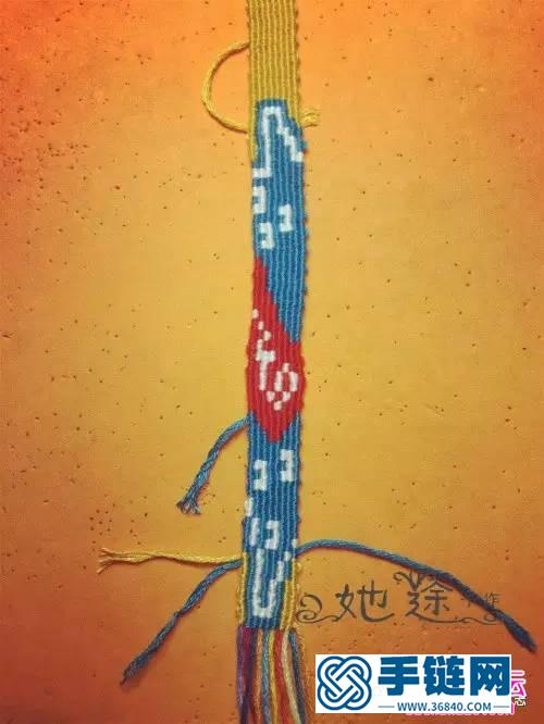 繩編圖案版手繩的詳細教程