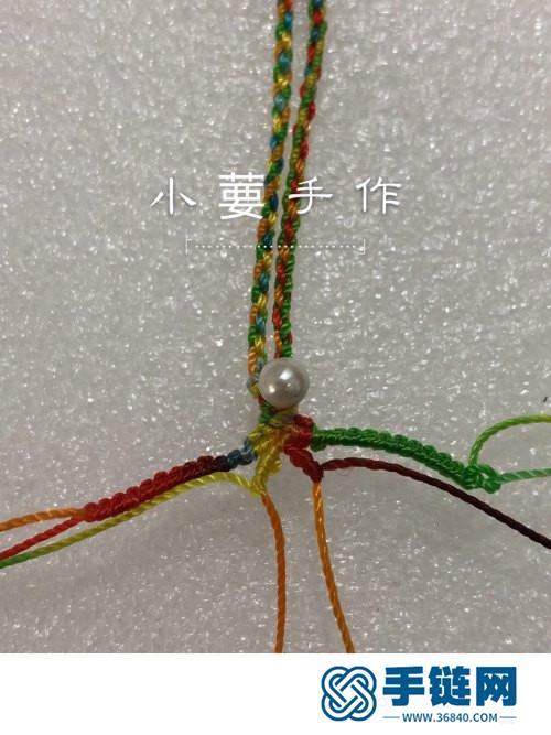 繩編天使翅膀朱砂生肖鑰匙扣掛飾的詳細編制教程