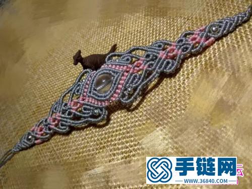 一步步教你蠟線串珠手繩的詳細編制圖解