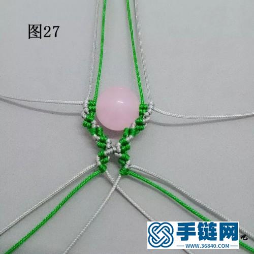 素影如夢粉晶手繩的詳細制作圖解