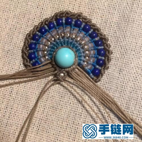 蠟線珠子民族風耳環的詳細制作圖解