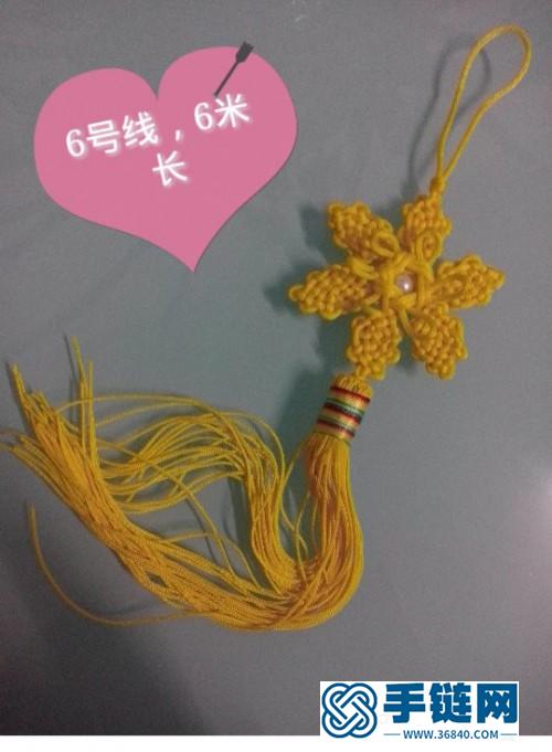 繩編貓眼盤(pán)長(zhǎng)結(jié)車(chē)掛的編制教程