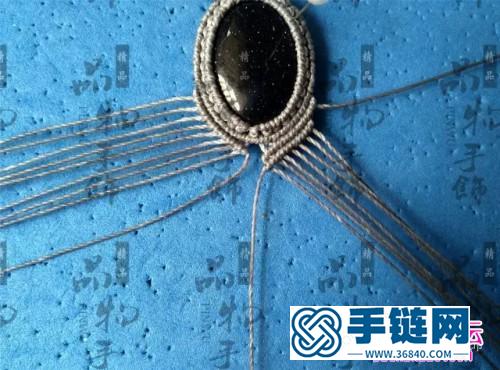 星眸包石項鏈的詳細制作圖解