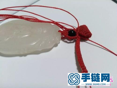 和田觀音項鏈繩的詳細編制圖解