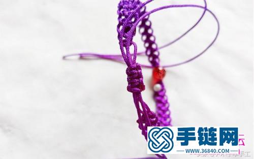 一步步教你簡單的紅繩手鏈的制作步驟圖