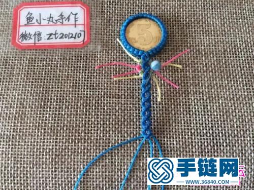 包硬幣情侶手鏈的詳細(xì)編制圖解（魚小丸手作）