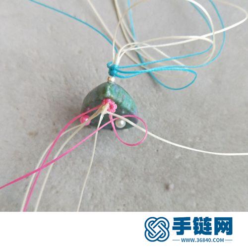 中國結(jié)扁蠟綠松石項(xiàng)鏈吊墜的詳細(xì)制作圖解