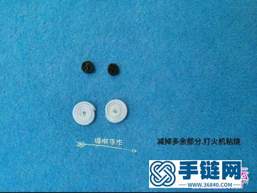 用繩編的哆啦A夢詳細編制圖解
