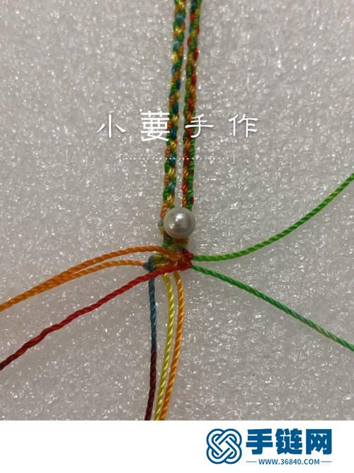 繩編天使翅膀朱砂生肖鑰匙扣掛飾的詳細編制教程