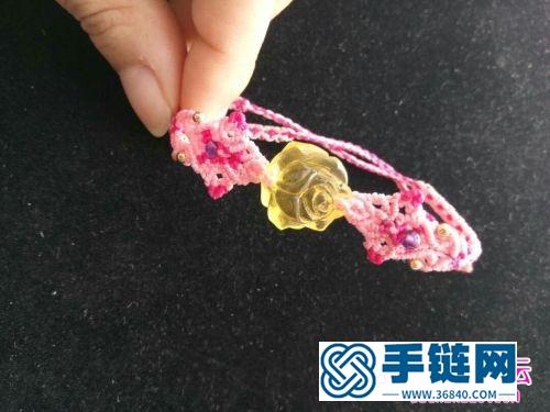絢爛金珀夏花手鏈的詳細(xì)制作教程