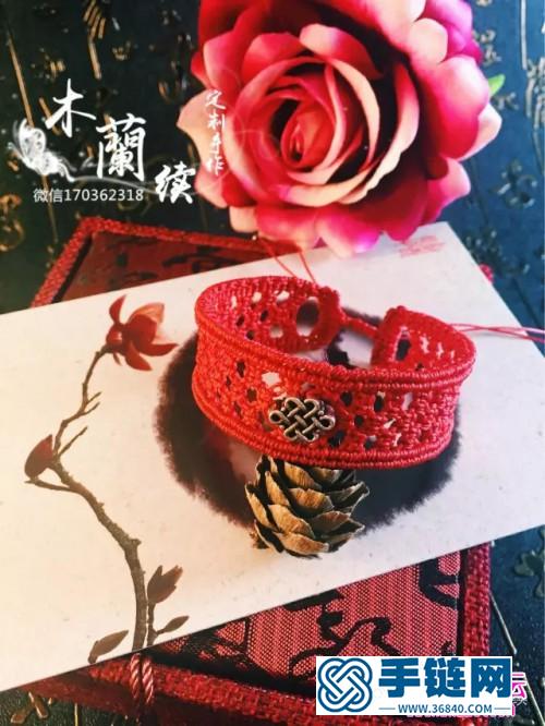 南美蠟線繩編泰銀吉祥結(jié)手環(huán)的詳細(xì)制作圖解