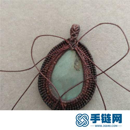 南美蠟線天然石項鏈吊墜的詳細制作方法