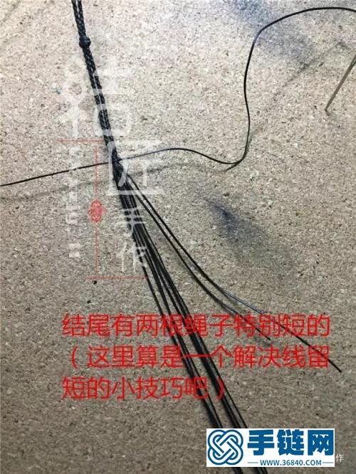 中國結彩金蠟線尾扣的詳細編制教程