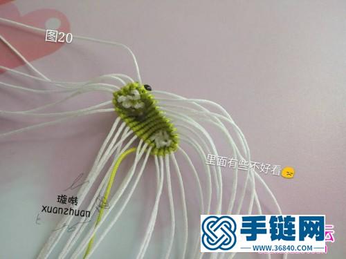 玉線繩編超萌可愛小青蛙的詳細編制教程