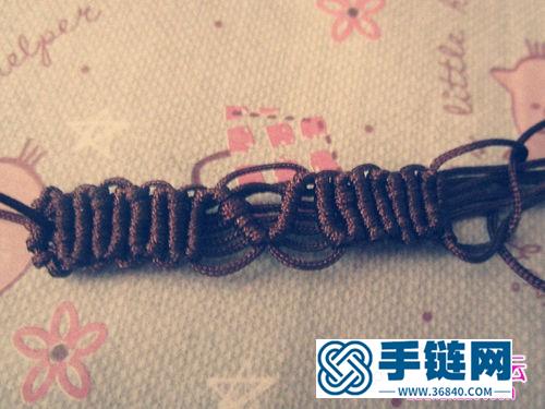 線和串珠編手機鏈的制作方法