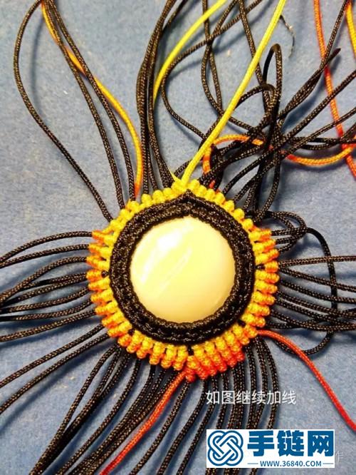 中國結福貝吊墜的制作步驟