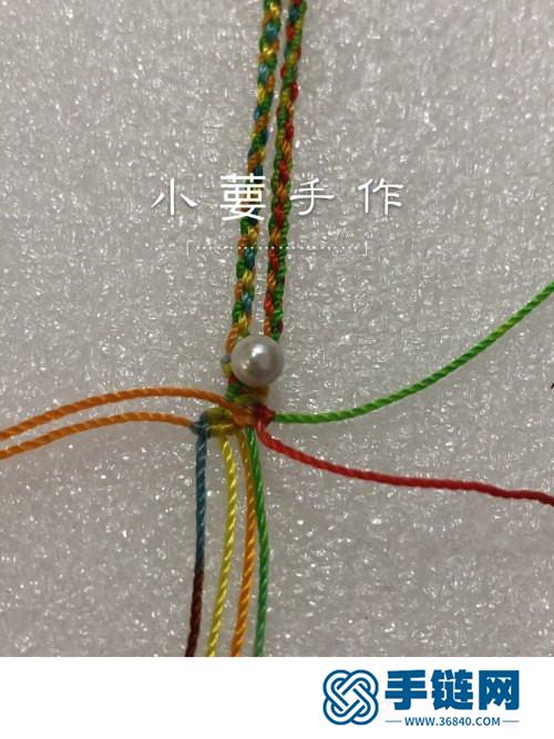 繩編天使翅膀朱砂生肖鑰匙扣掛飾的詳細編制教程