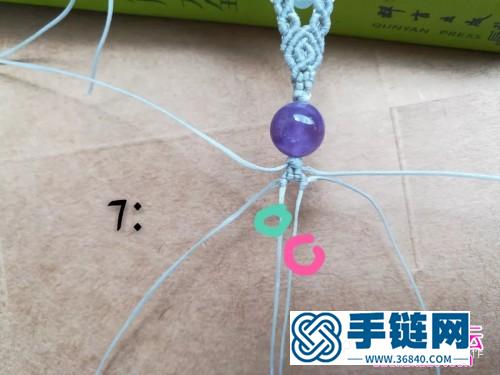 扁蠟macrame單珠手繩的詳細(xì)制作圖解