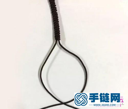 雀頭結編桃花手鏈的編法步驟