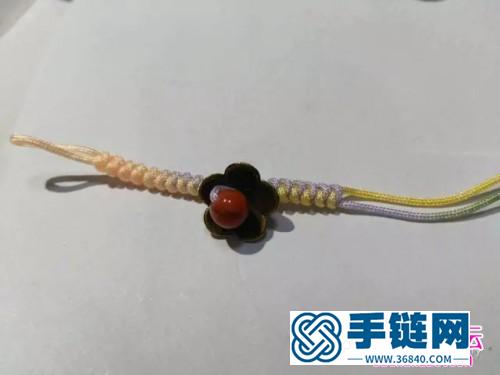 編繩流蘇胸針的制作圖解
