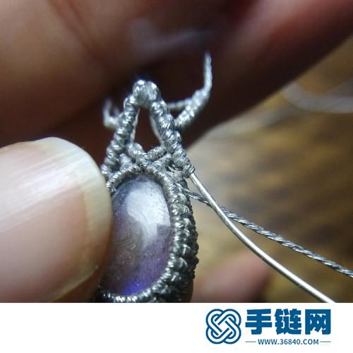 中國結(jié)蠟線包石精靈戒指的詳細制作圖解