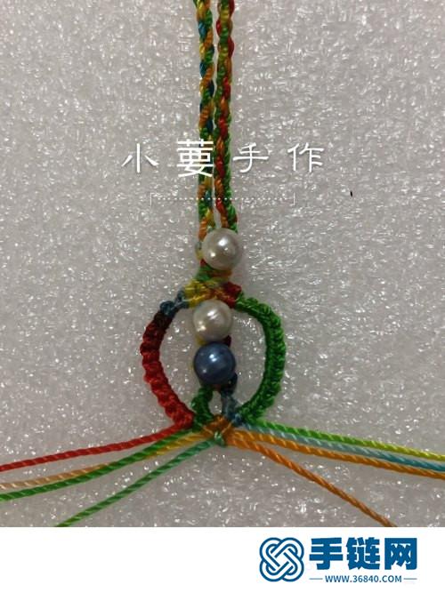 繩編天使翅膀朱砂生肖鑰匙扣掛飾的詳細編制教程