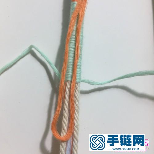 繞線情侶手環(huán)的制作方法圖片