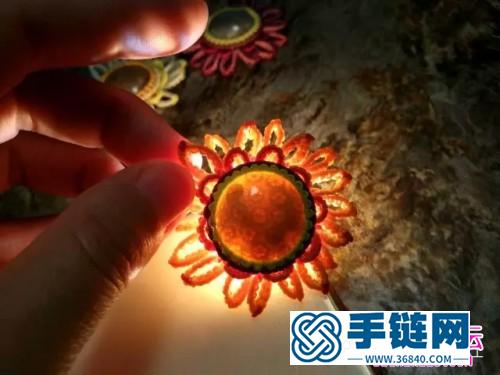 繩編生如夏花手工項鏈的詳細繩編教程