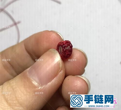 月光石小爪子項鏈吊墜的詳細編制圖解（結匠手作）