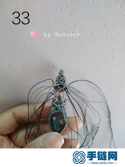 哥特風中國結項鏈吊墜的詳細制作圖解