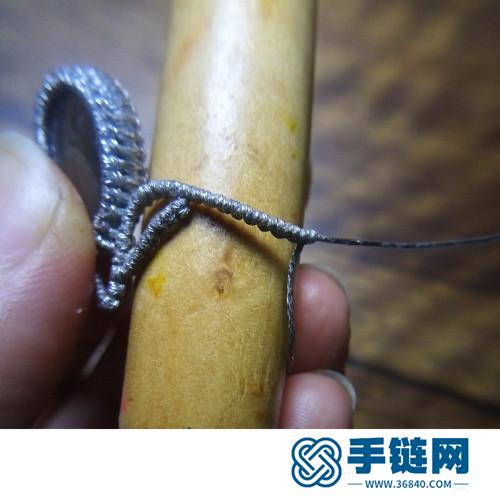 中國結(jié)蠟線包石精靈戒指的詳細制作圖解