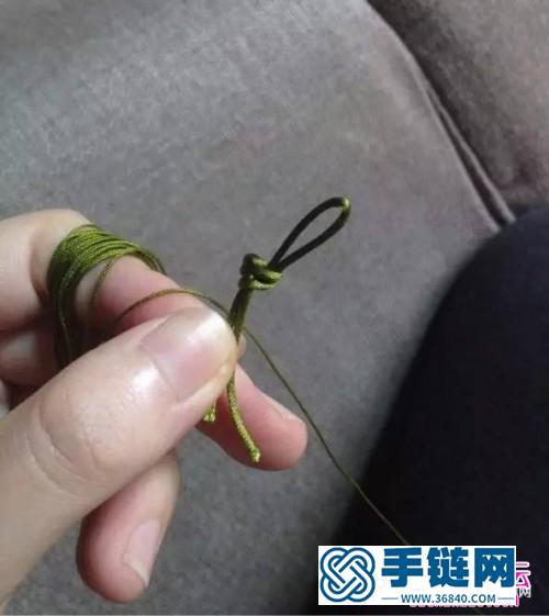 繩編古樸流蘇掛件的制作方法