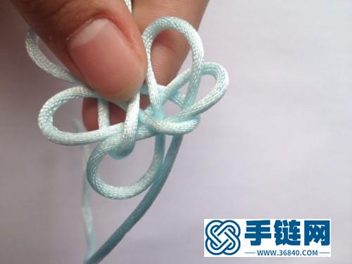 清新套色胸針的編法