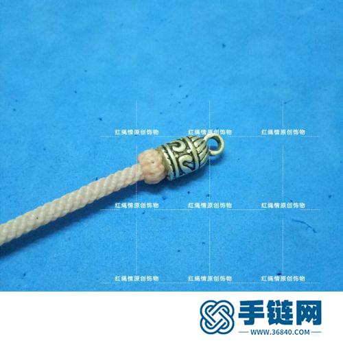 蠟線琉璃珠手繩的詳細制作圖解