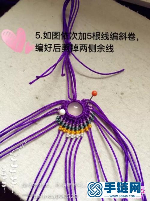 玉線(xiàn)包石粉晶耳環(huán)的詳細(xì)制作圖解