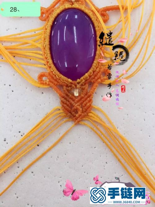 繩編綰青絲發簪的詳細制作圖解