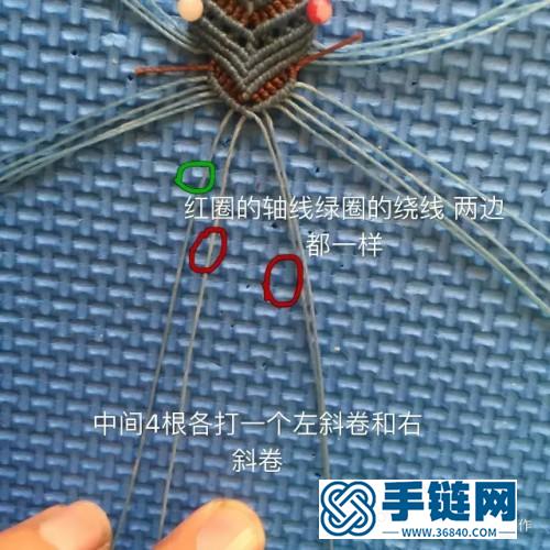 蠟線復古項鏈套裝的制作圖解