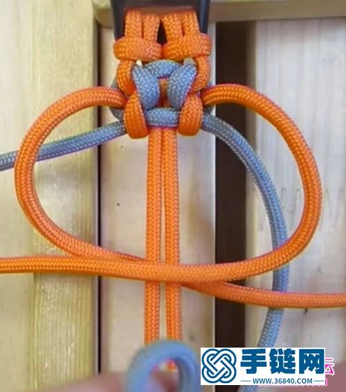 傘繩手環(huán)編織收尾教程