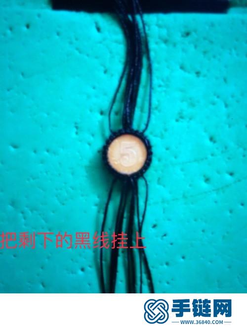玉線手表手鏈的詳細編制方法