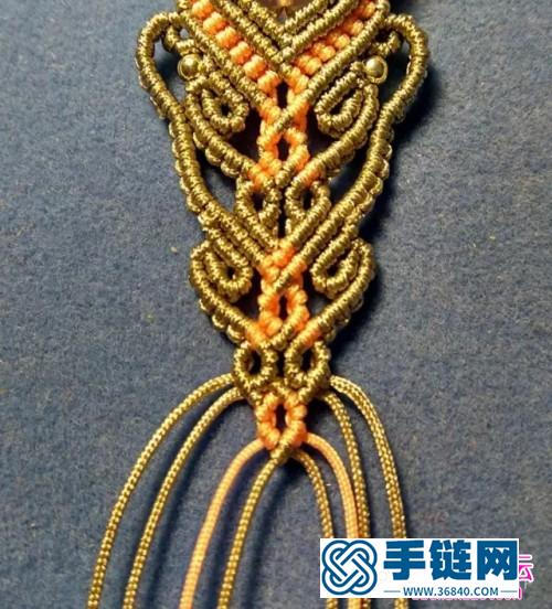 一步步教你蠟線串珠手繩的詳細編制圖解