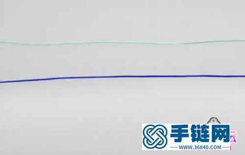 玉線圓形清涼手繩的編制步驟圖