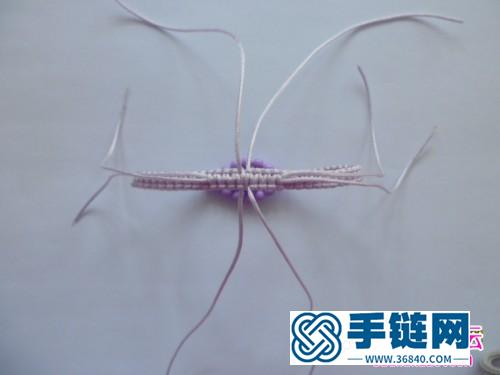 夏日簡約版串珠手繩的編制教程