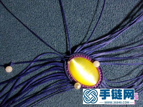 繩編飛翔的小鳥掛飾的詳細制作圖解